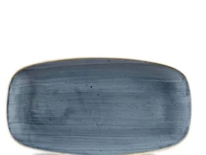Stonecast Blueberry kokkens aflange tallerken, 298x153mm