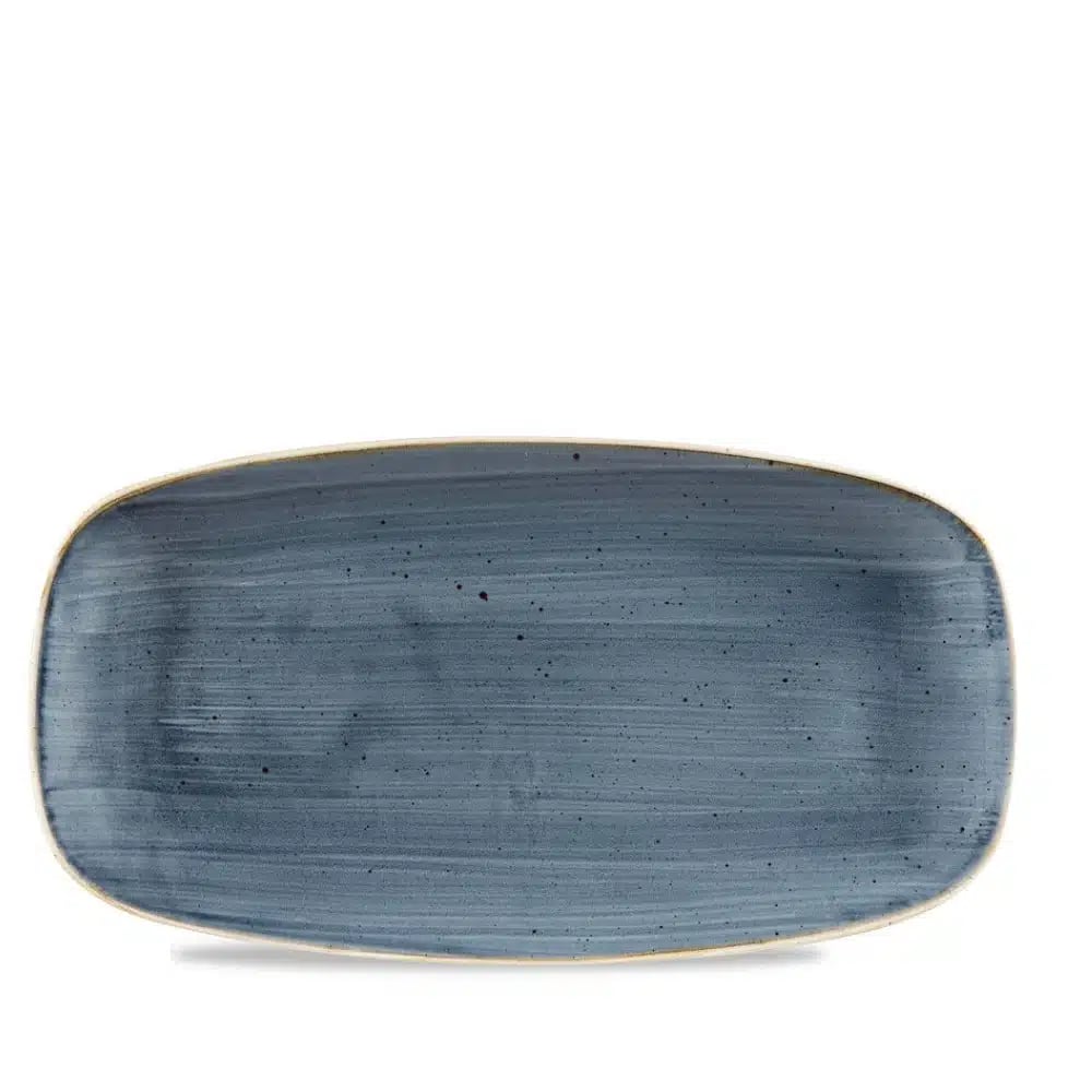 Stonecast Blueberry kokkens aflange tallerken, 298x153mm