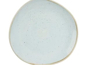 Stonecast Duck Egg rund spor tallerken, 210mm