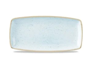 Stonecast Duck Egg aflang tallerken, 295mm