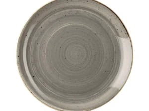 Stonecast Grey coupe tallerken, 165mm