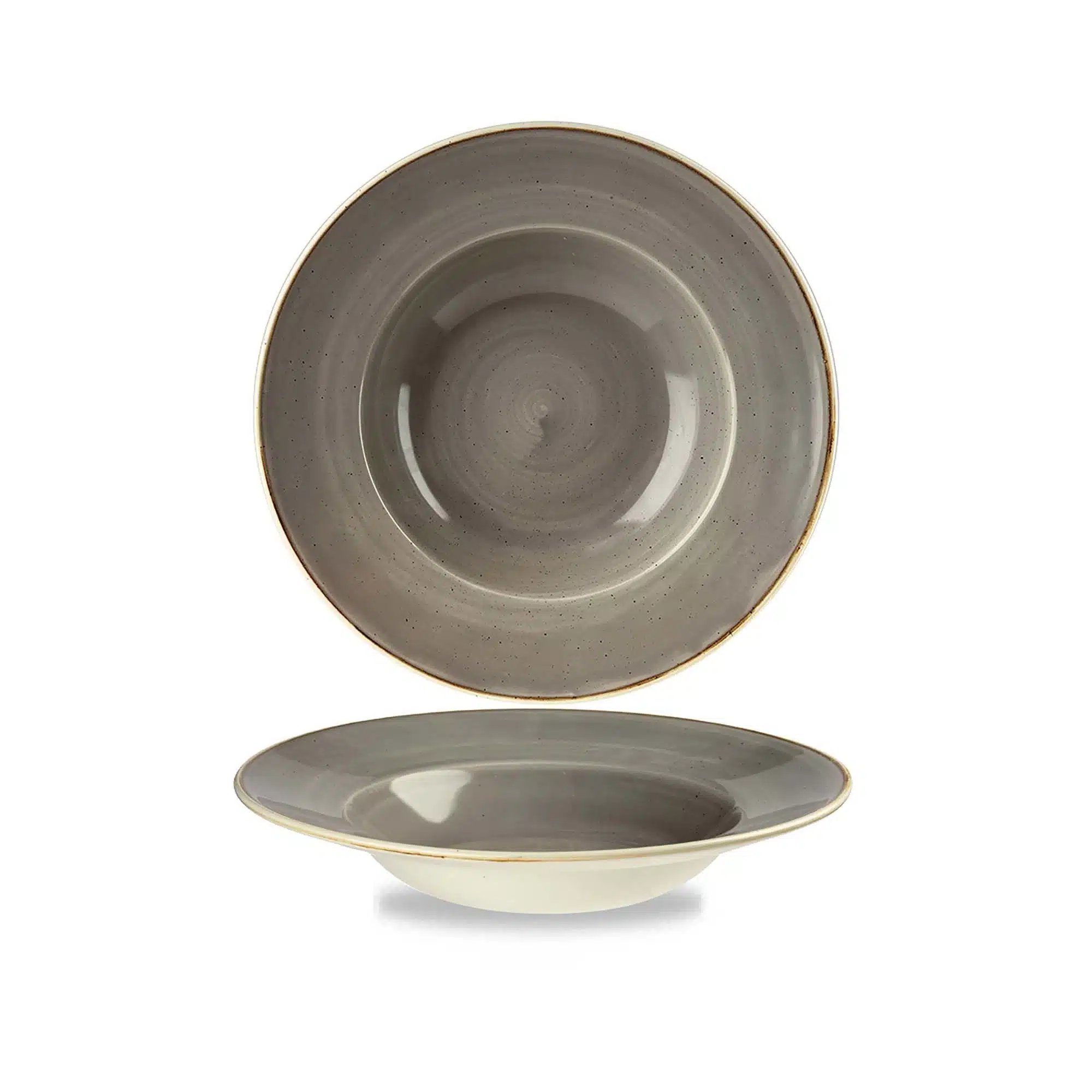 Stonecast Grey Profile bred kant skål, 280mm