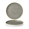 Stonecast Grey vægget tallerken, 210mm