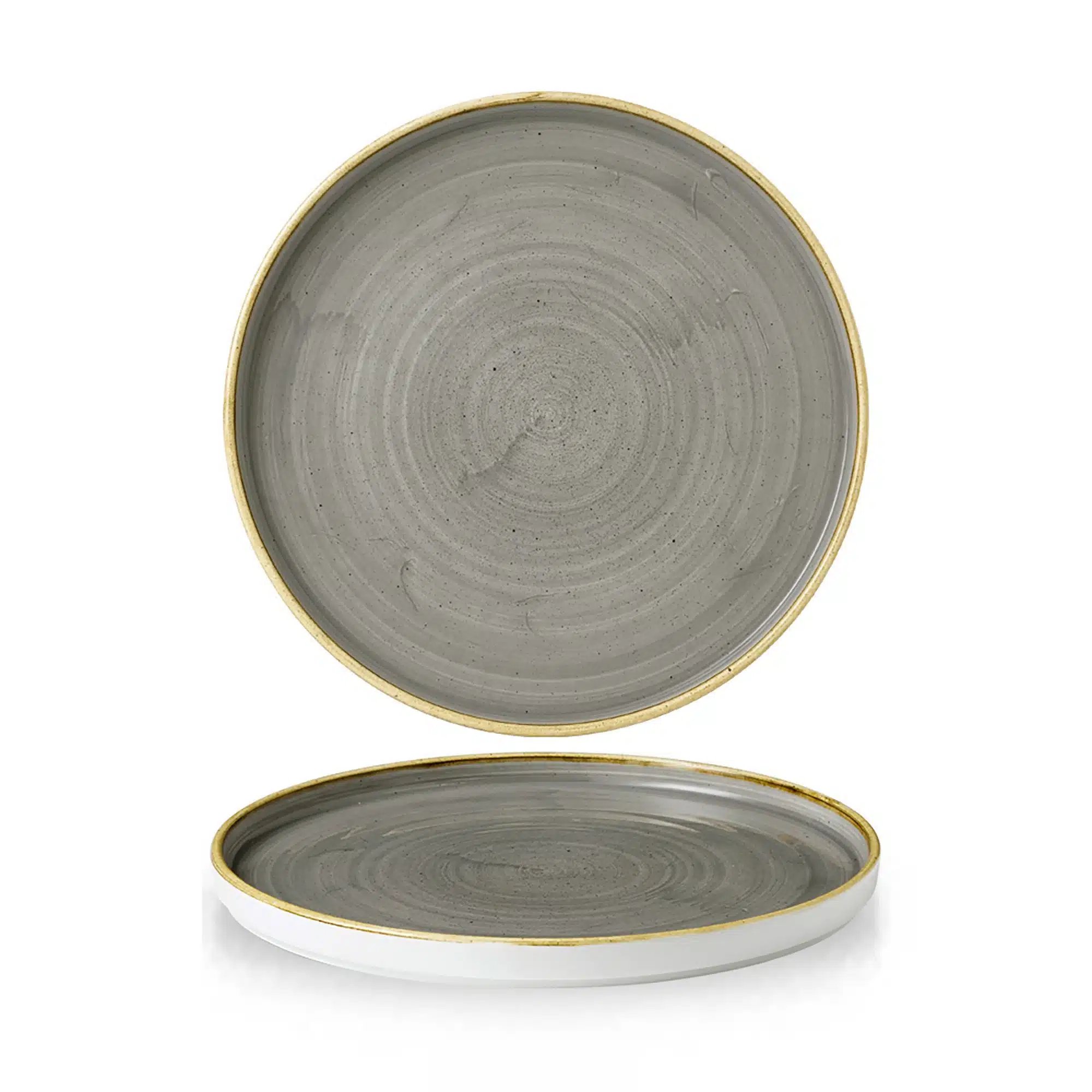 Stonecast Grey vægget tallerken, 210mm