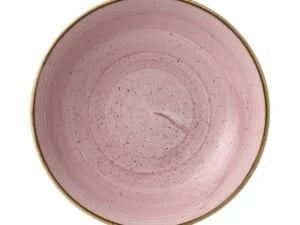 Stonecast Petal Pink coupe skål, 248 mm