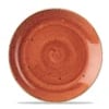 Stonecast Orange coupe tallerken, 217 mm