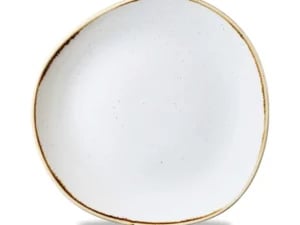 Stonecast Barley White rund spor tallerken, 286mm