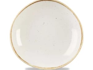 Stonecast Barley White rund spor skål, 253mm