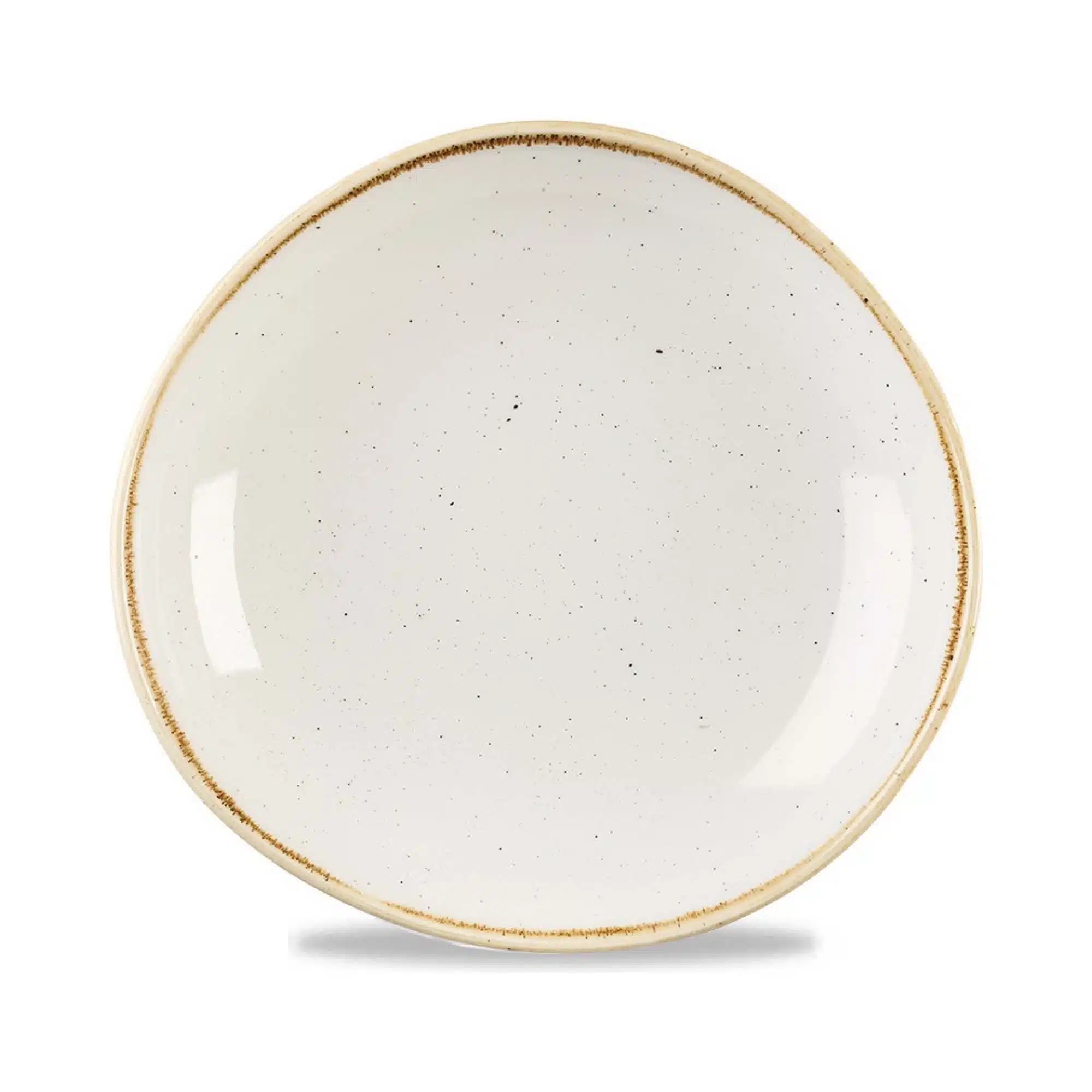Stonecast Barley White rund spor skål, 253mm