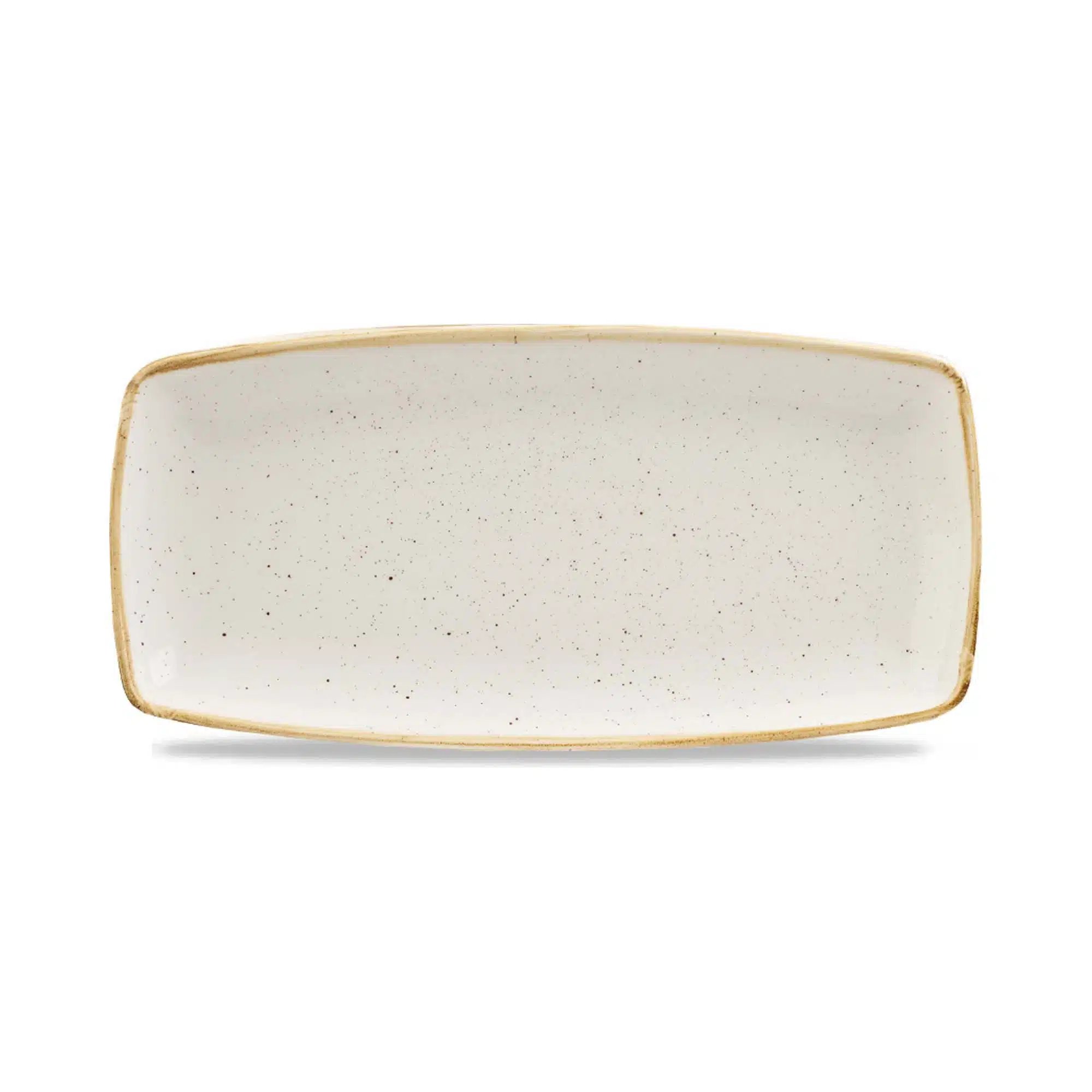 Stonecast Barley White aflang tallerken, 295x140mm
