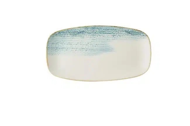 Homespun Accents Aquamarine firkantet tallerken, 298x153mm
