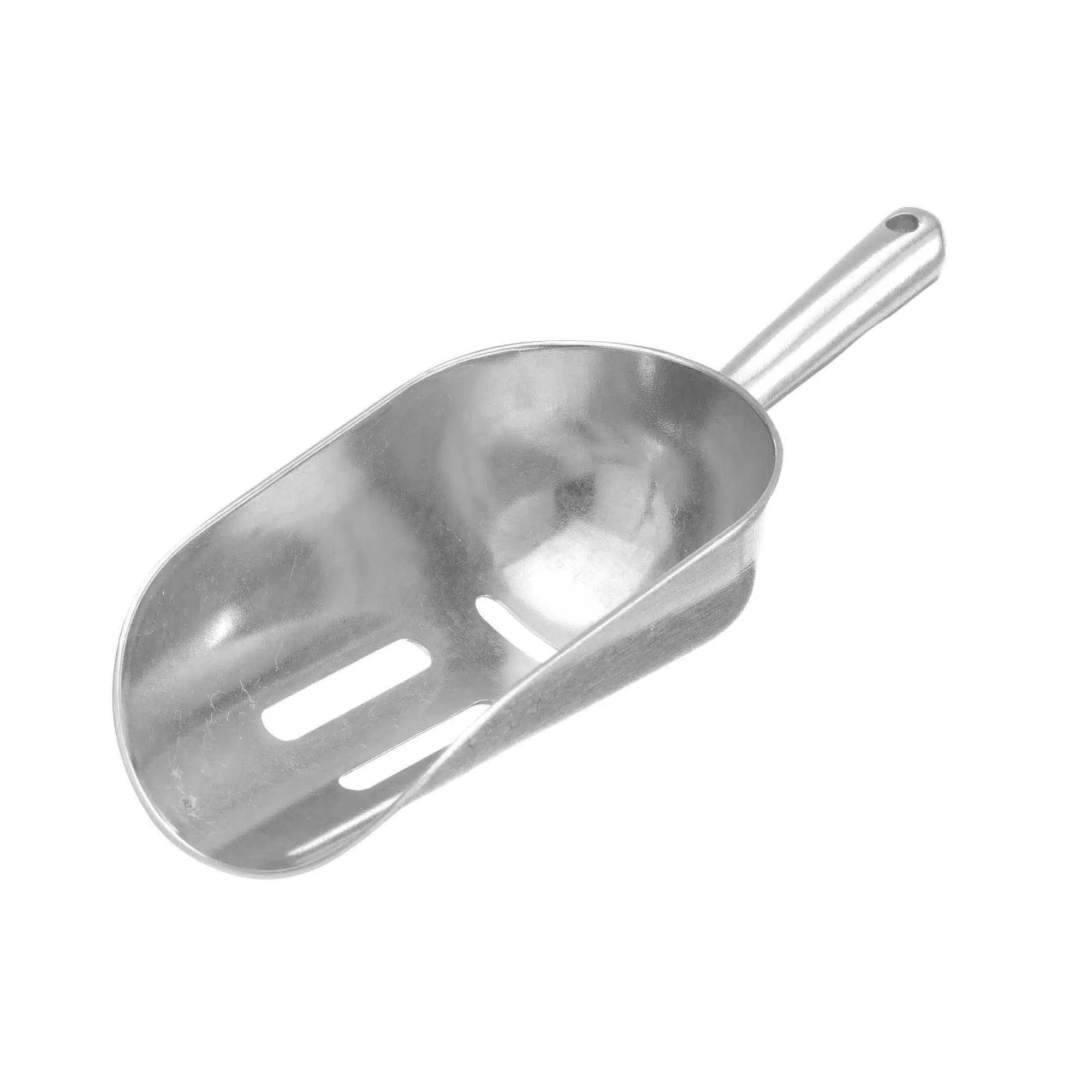 Aluminium is-ske med huller, Bar op, 0,35L, 220x80mm