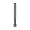 Muddler, Bar op, profileret, stjerneformet, Sort, o34x207mm