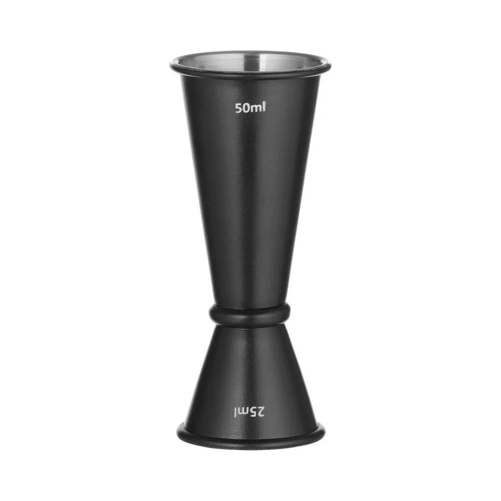 Jigger sort med ring, Bar up, 0,06L, Sort, o75x(H)70mm