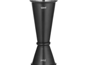 Jigger sort med ring, Bar up, 0,06L, Sort, o75x(H)70mm