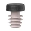 Stopper med cap – 6 stk., Bar up, Sort, 6 stk., oxmm