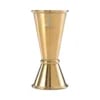 20 ml. x 40 ml. Japansk stil jigger, guld tallerken