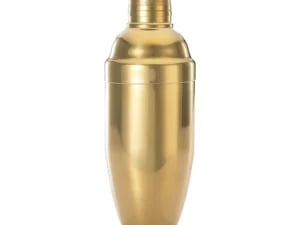 3-delt japansk cocktail shaker sæt, guld tallerken
