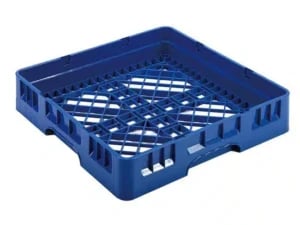 Base rack blå, 500x500x(H)100mm Max. glas højde 70 mm