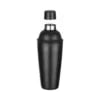 Cobbler shaker 3-delt, Bar up, Sort, ø85x(H)240mm