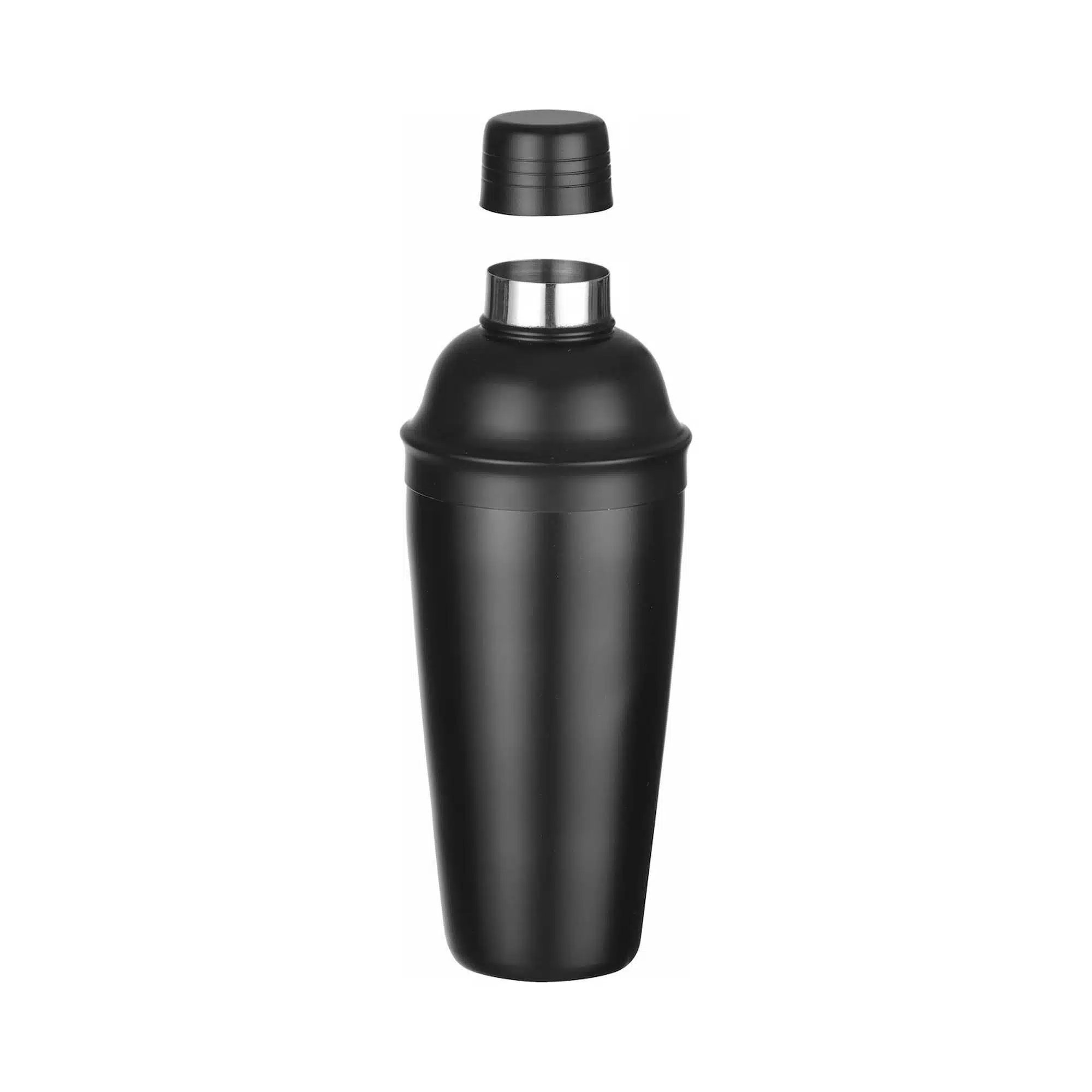 Cobbler shaker 3-delt, Bar up, Sort, ø85x(H)240mm