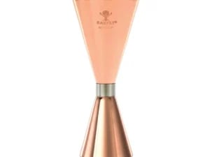 Slim Style jigger, kobber tallerken med rustfrit stål bånd, 2 oz., Barfly
