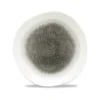 Raku Quartz Sort Rund Spor Tallerken 264 mm
