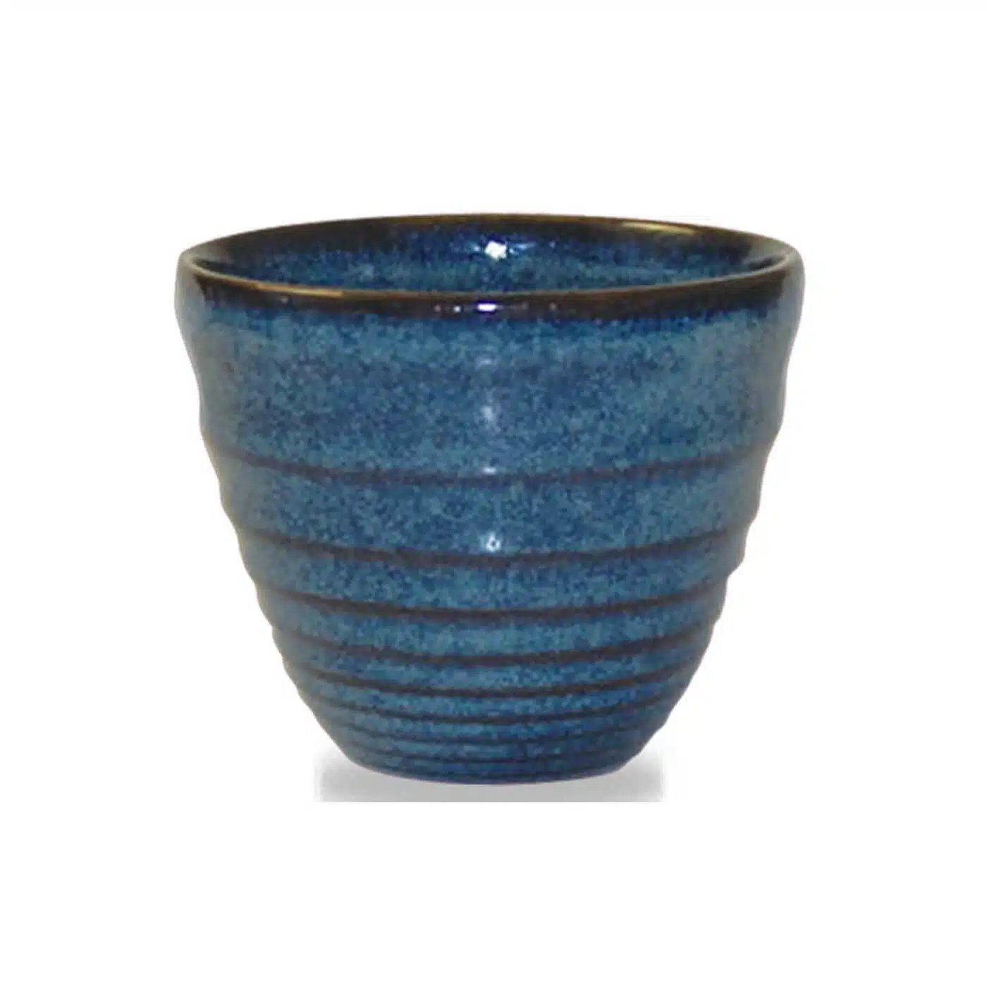 Sapphire Blue Ripple Dipper Pot 4Oz / 110 ml