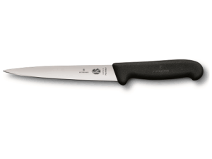 Victorinox Stiv Fileteringskniv med 17,3 cm skarpt højkulstof stål blad og ergonomisk Fibrox Pro-håndtag
