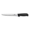 Victorinox Fibrox Pro fileteringskniv med 20 cm fleksibel klinge og sort Fibrox-håndtag.