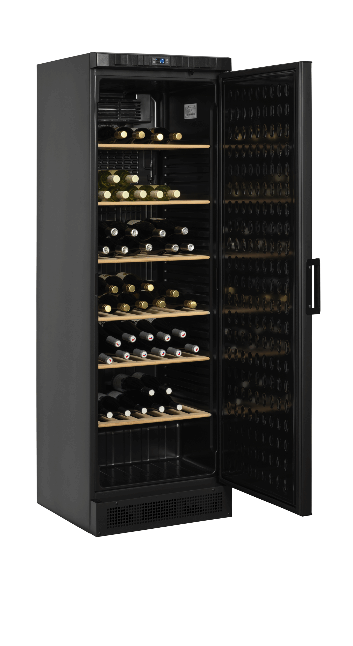 CPP1380E Lagerkøler til Vinflasker, 350L, Sort Finish - Billede 6