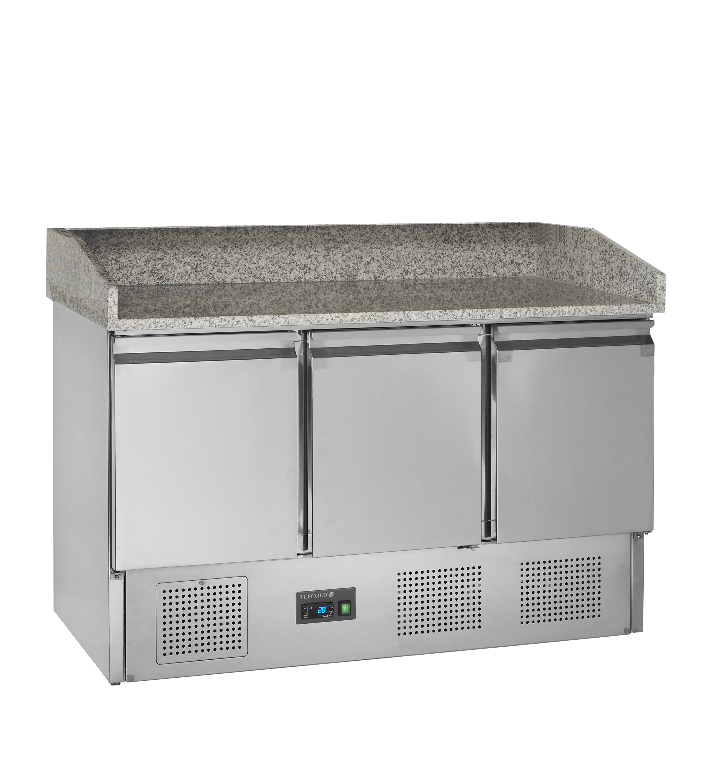 PT1365 Pizzabord GN1/1 i rustfrit stål med 400 liter volumen - Billede 3