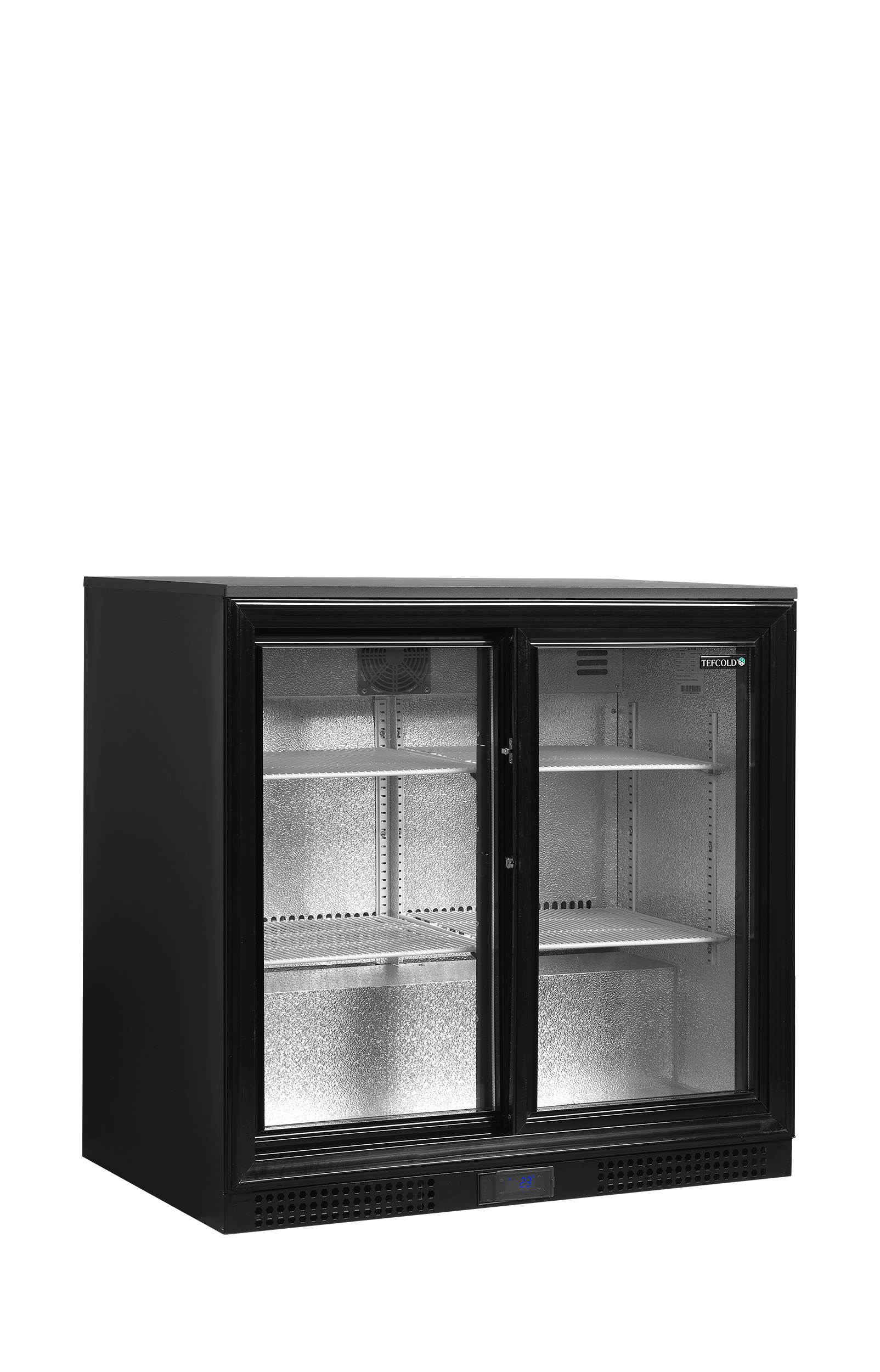 DB201S Backbar Køleskab med 182 liter og 2 Glasskydedøre - Billede 5