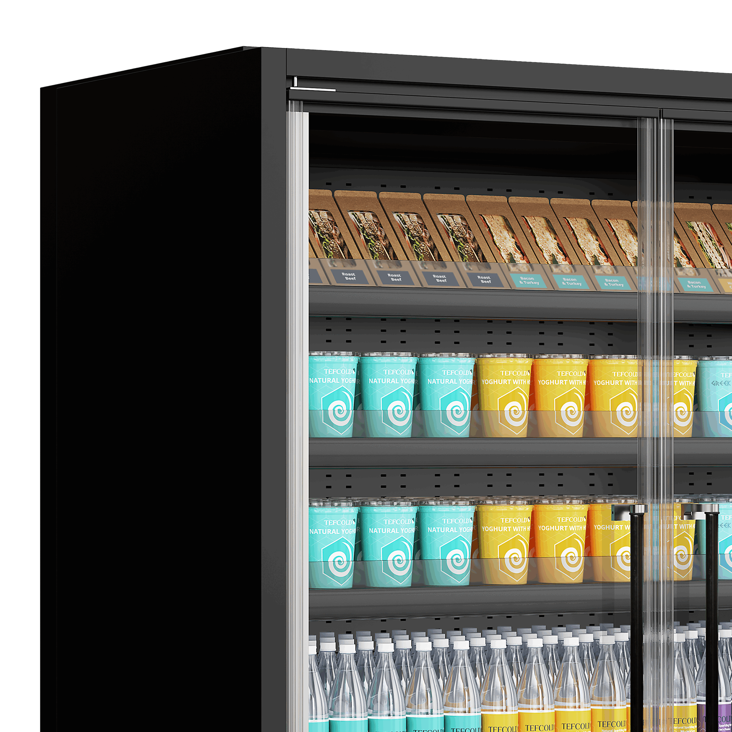 Galaxy+GP14FGDBlack Multideck køler til supermarked - Billede 3