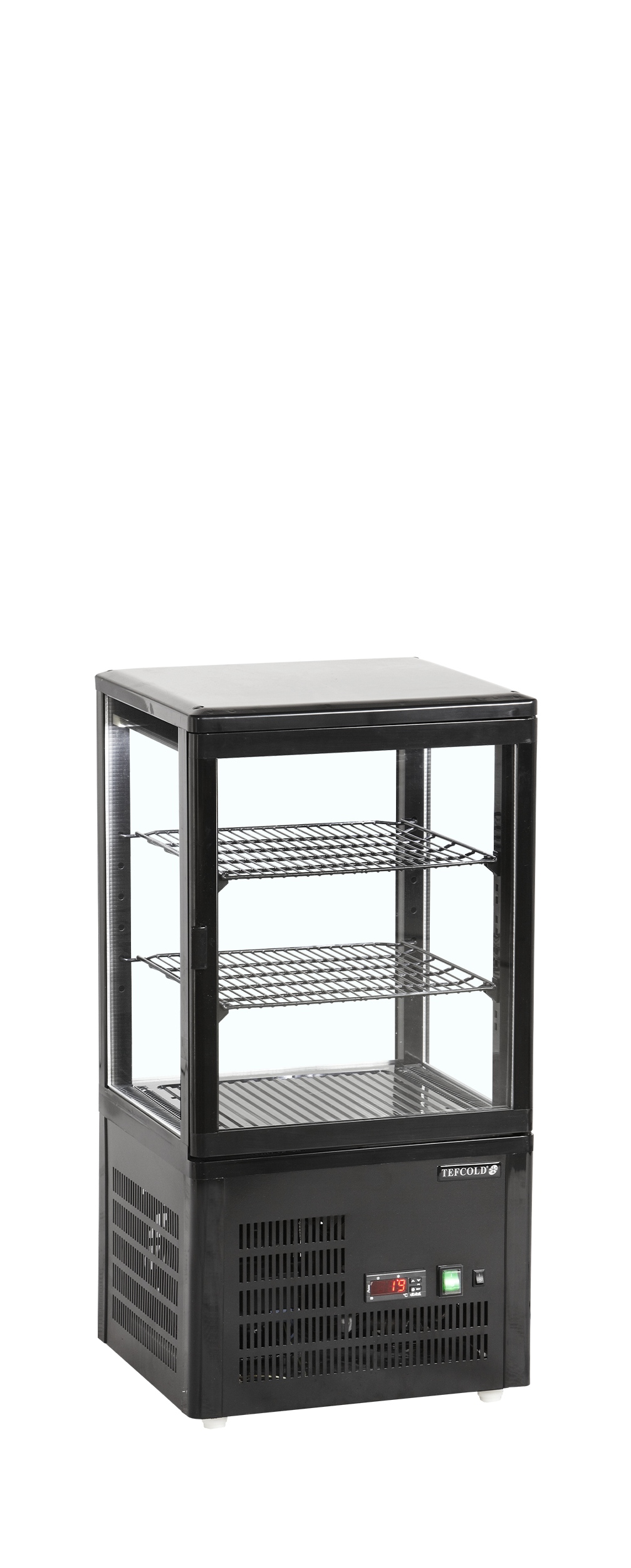 UPD60-BLACK Bordmodel Display-Kølemontre, 60 Liter Kapacitet, Sort Design - Billede 4