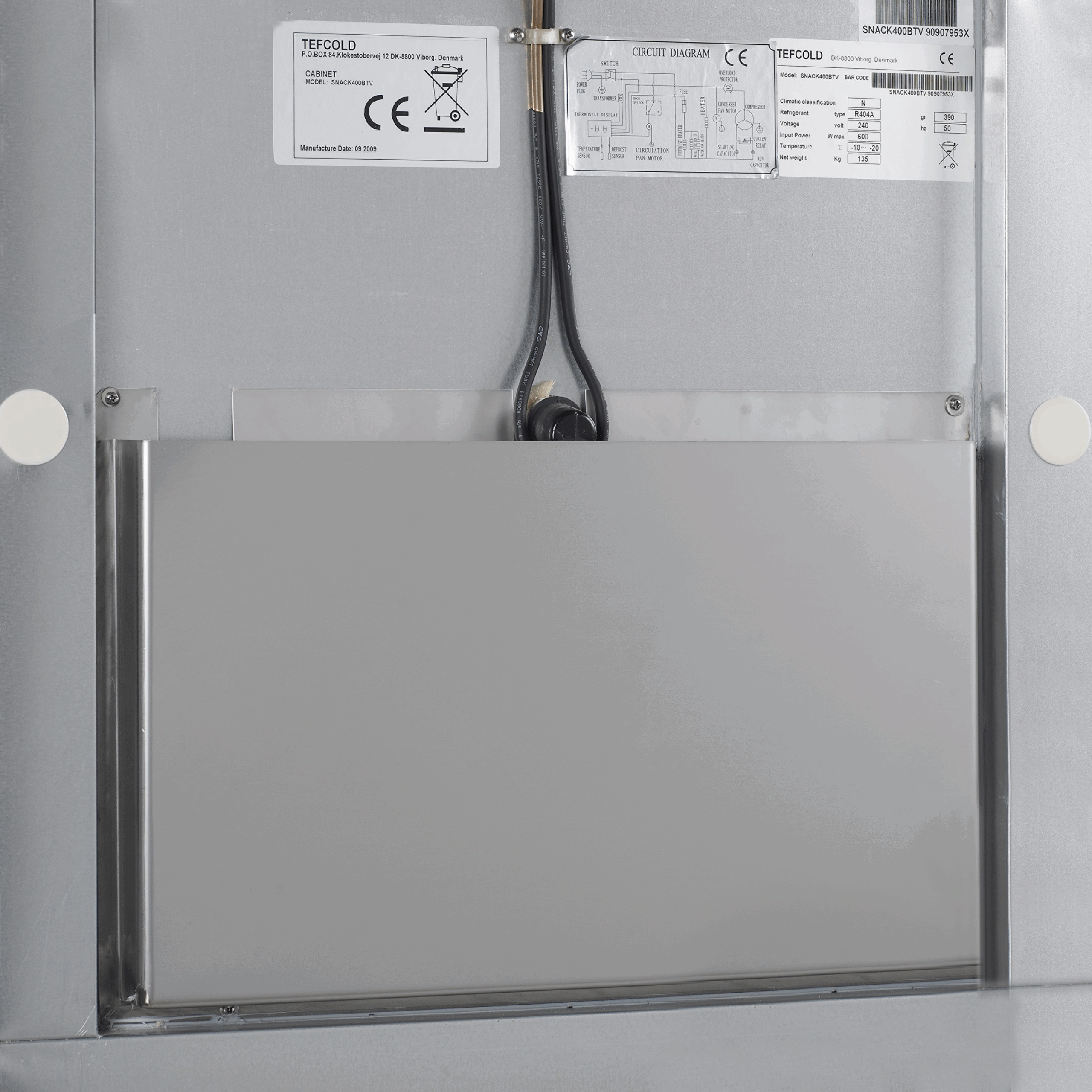 RK505 Rustfrit Stål Køleskab, 429 Liter - Billede 6