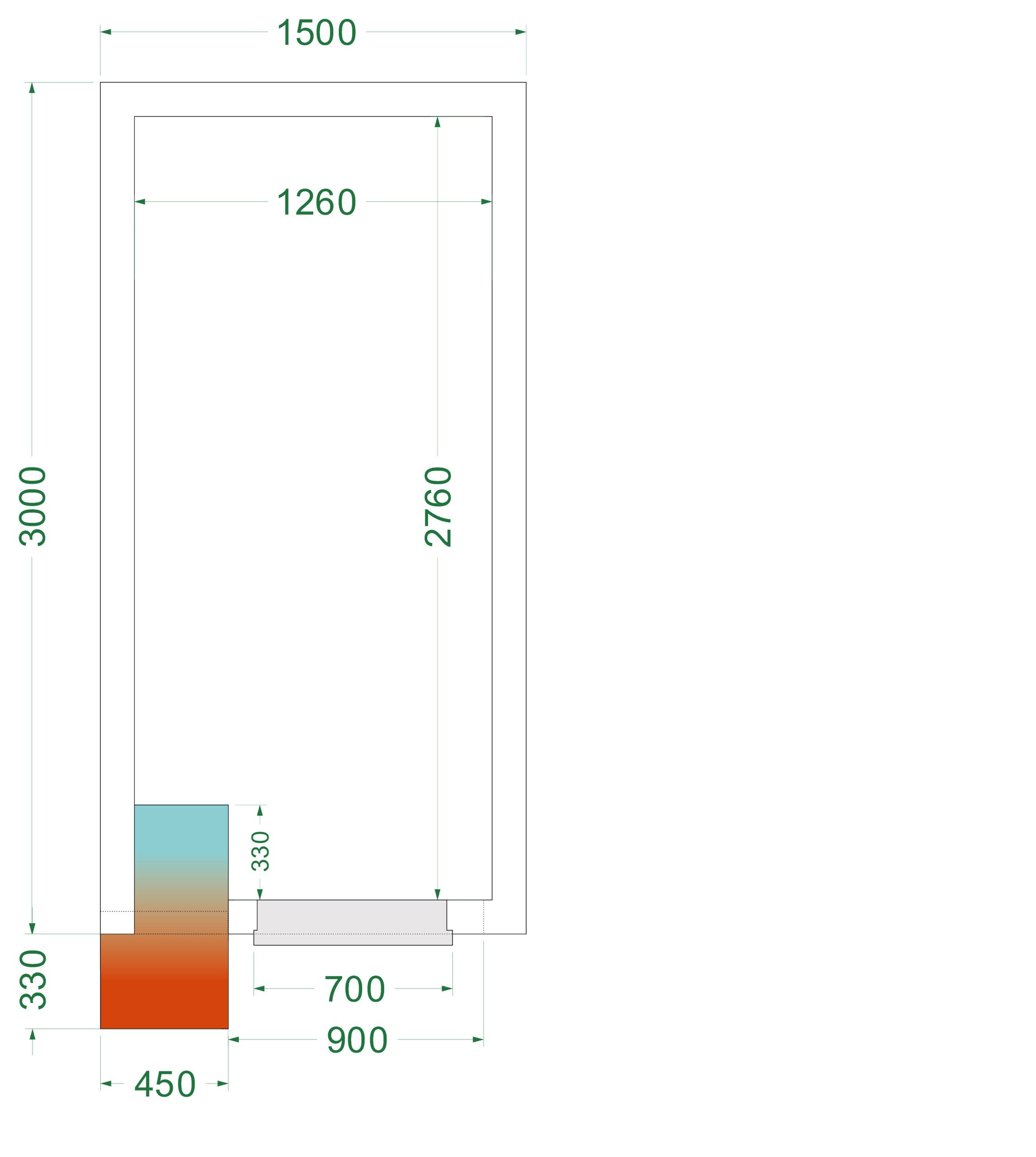 CRNF1530 Fryserum med 6,82 m³ volumen - Billede 4