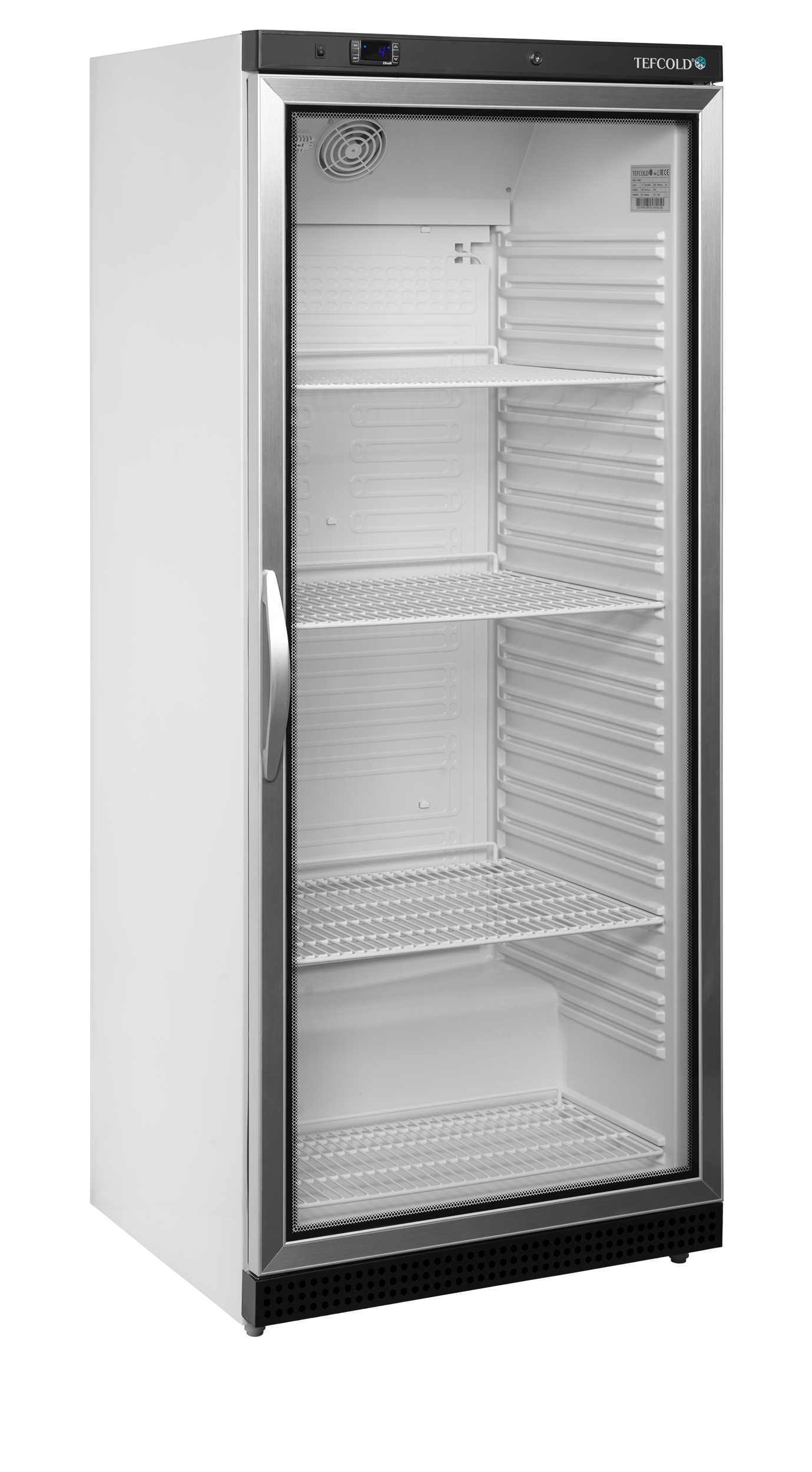 UR600G Hvidt Displaykøleskab med Glasdør, 605 Liter - Billede 5