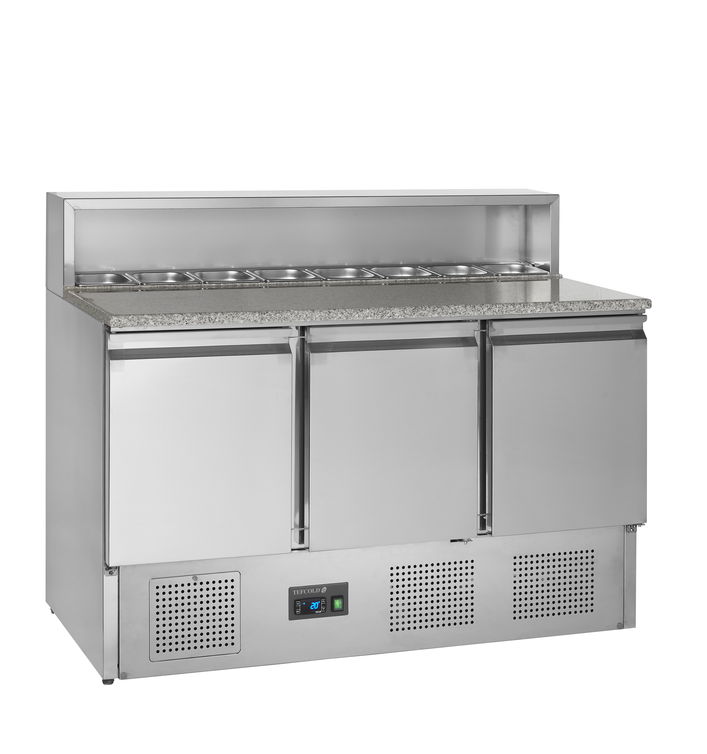 PT930 Rustfrit Pizzabord med 3 Døre, 400L - Billede 4