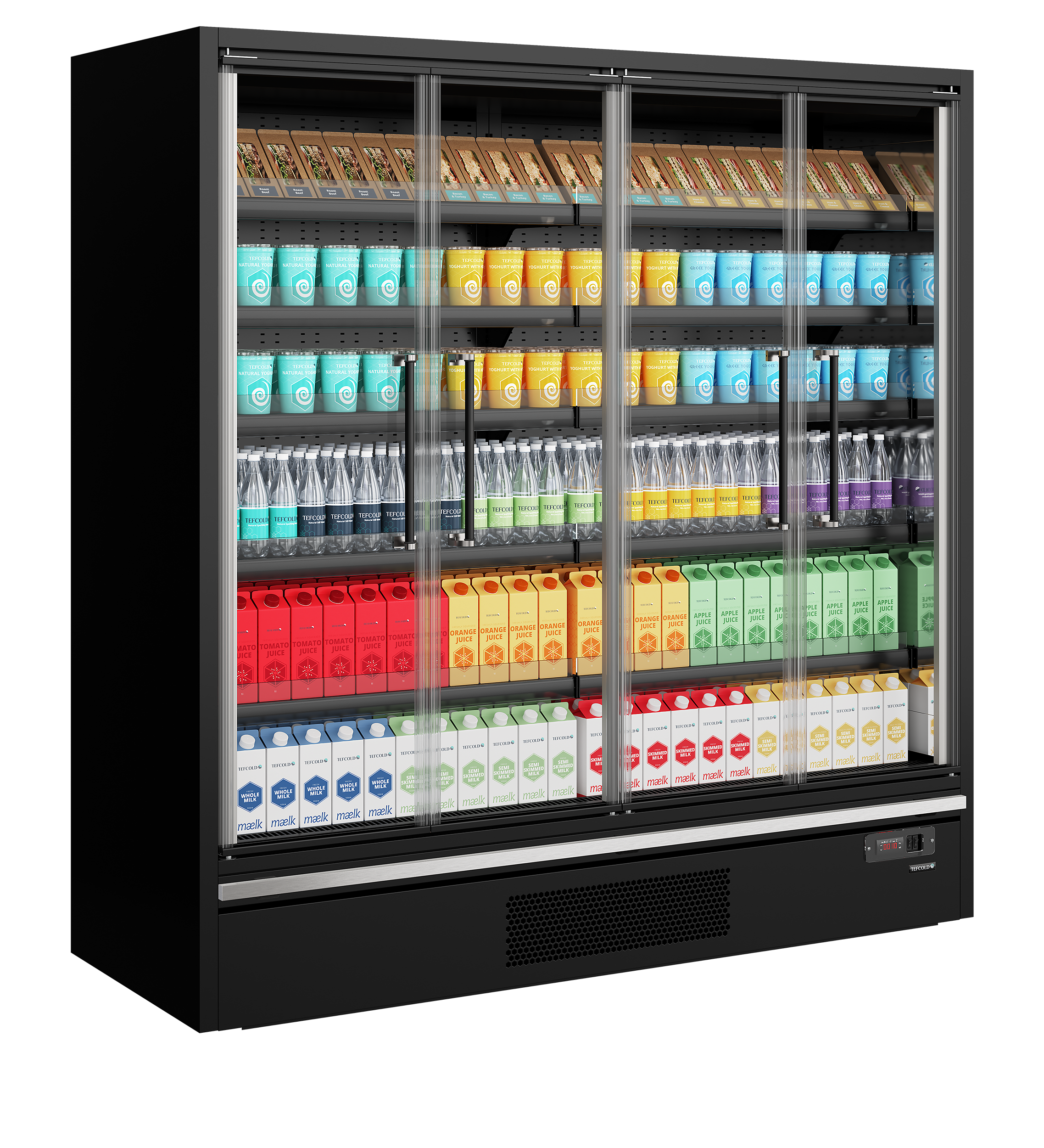 Galaxy+GP20FGDBlack Multideck køler til supermarked - Billede 2