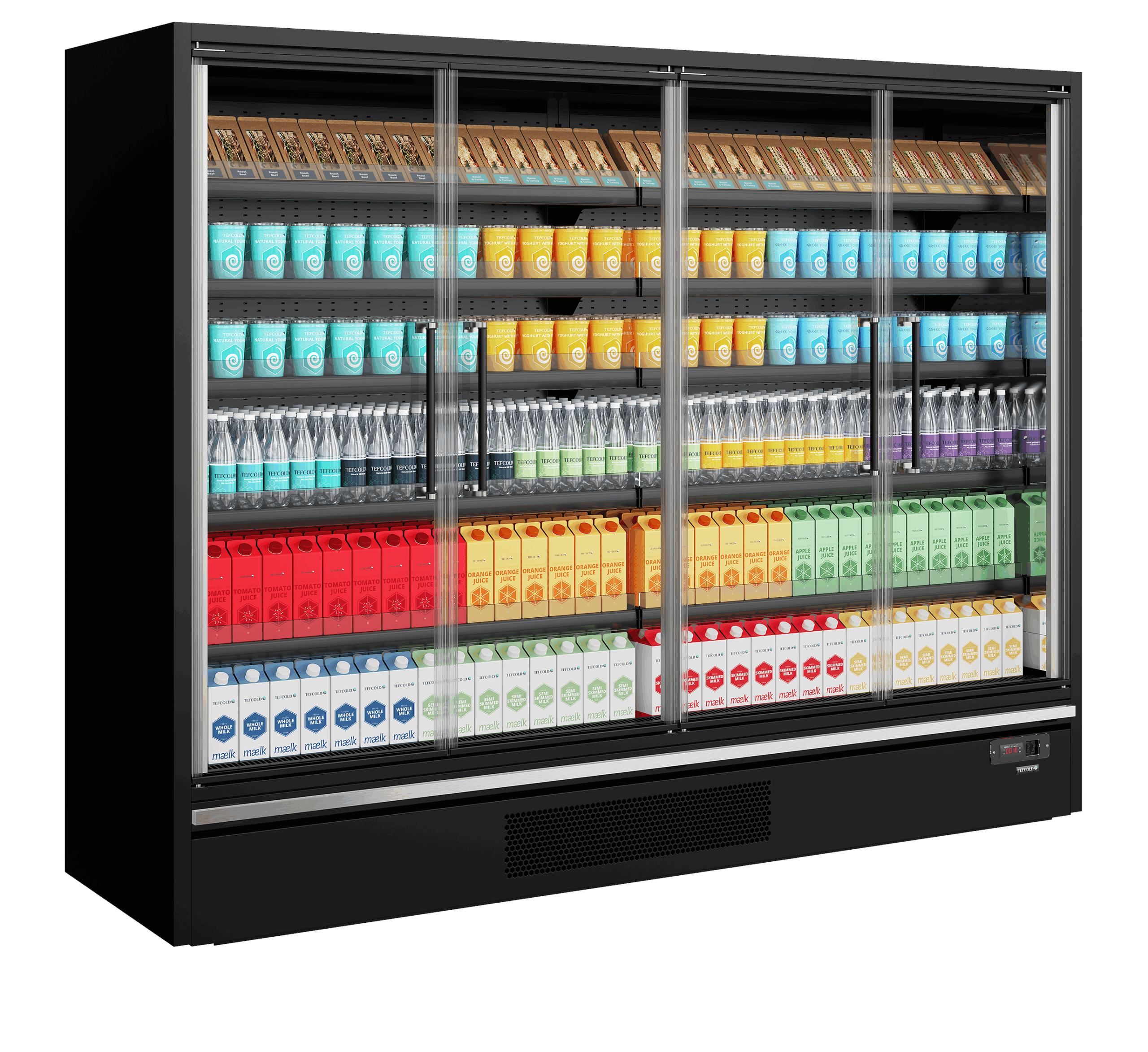 Galaxy+GP26FGDBlack Multideck køler til supermarked - Billede 2