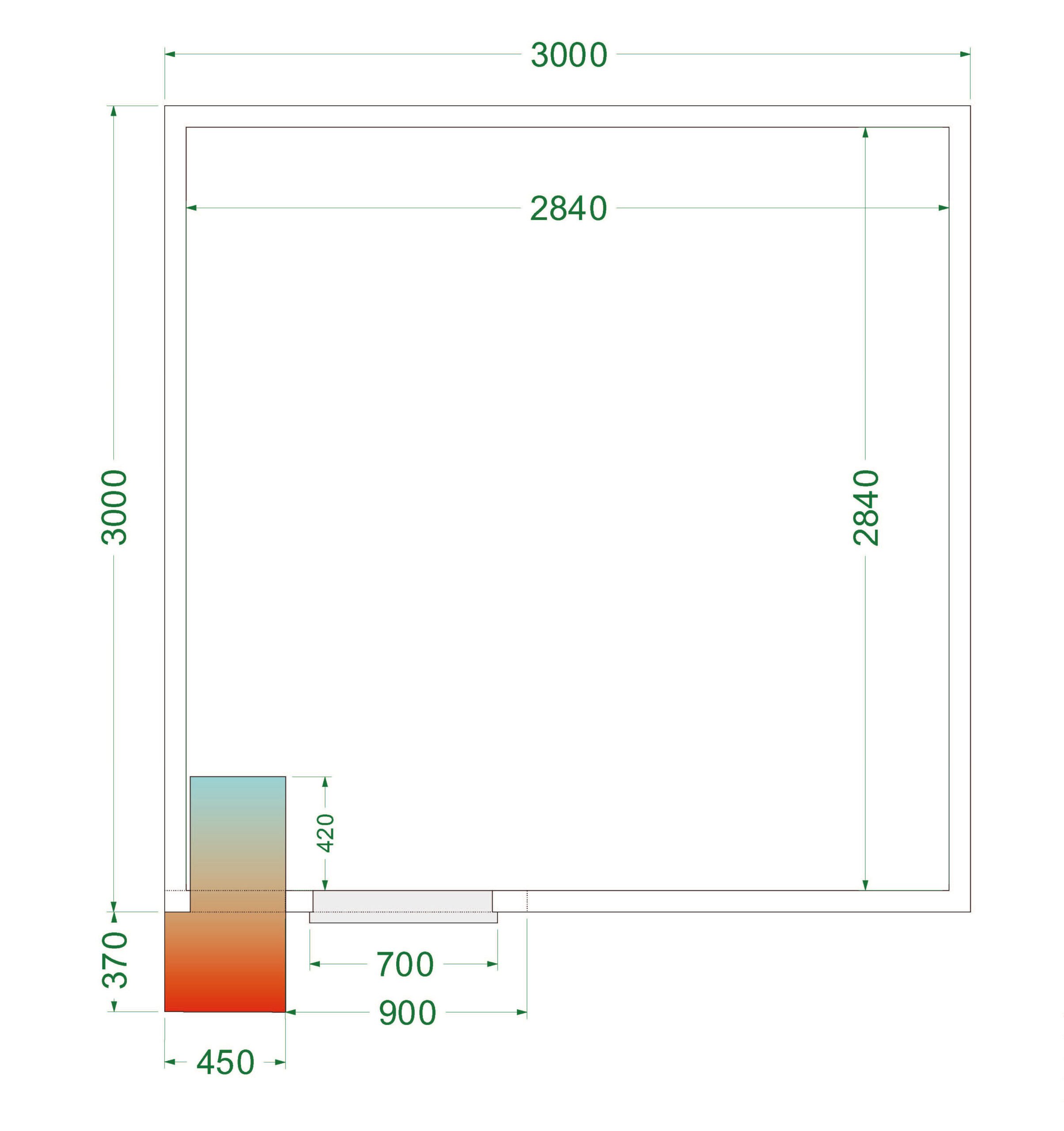 CRPF3030 Kølerum 16,45 m³ med 1500 kg/m² belastning - Billede 4