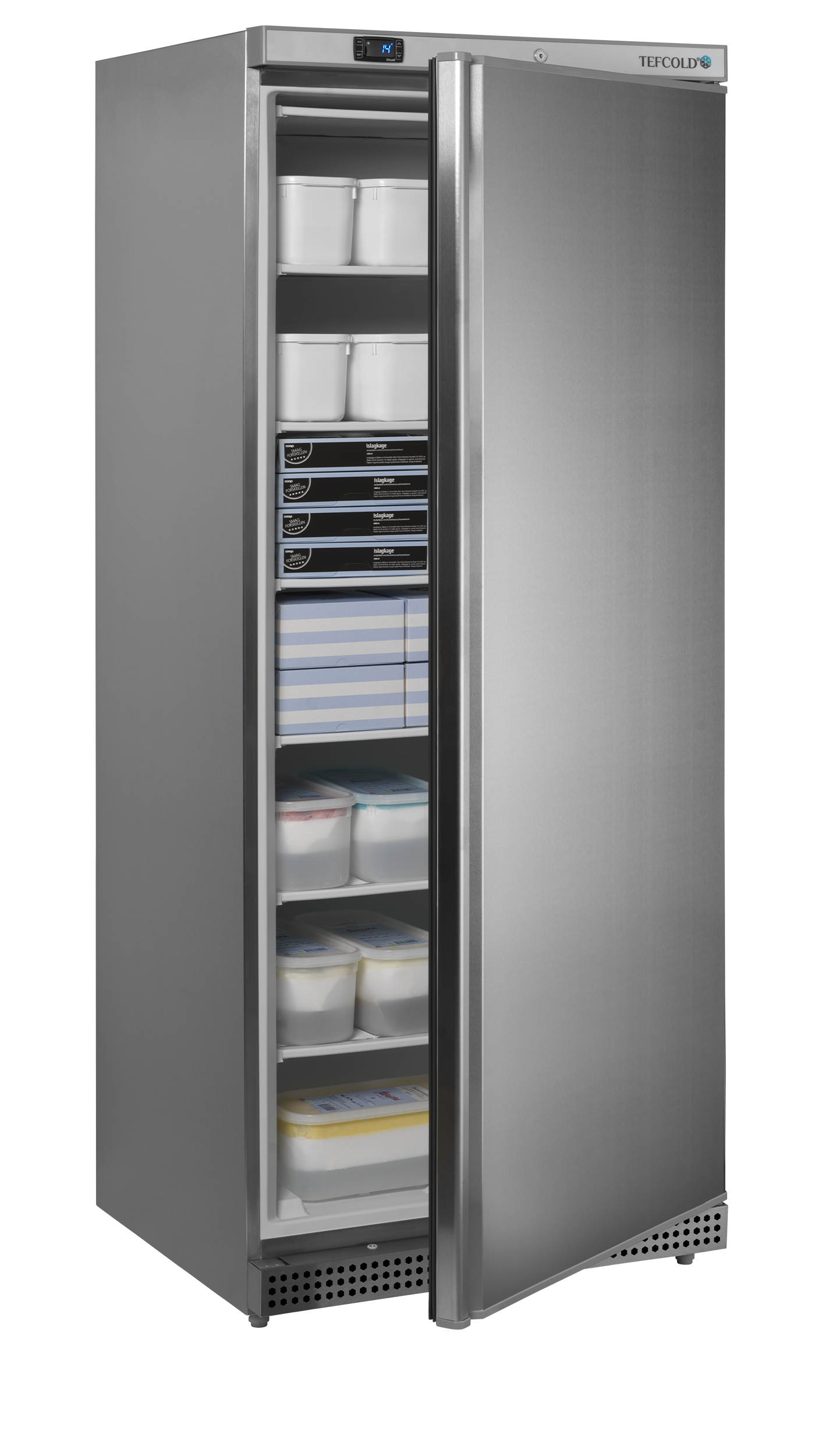 UF600S Rustfrit Stål Lagerfryseskab, 555 Liter - Billede 6