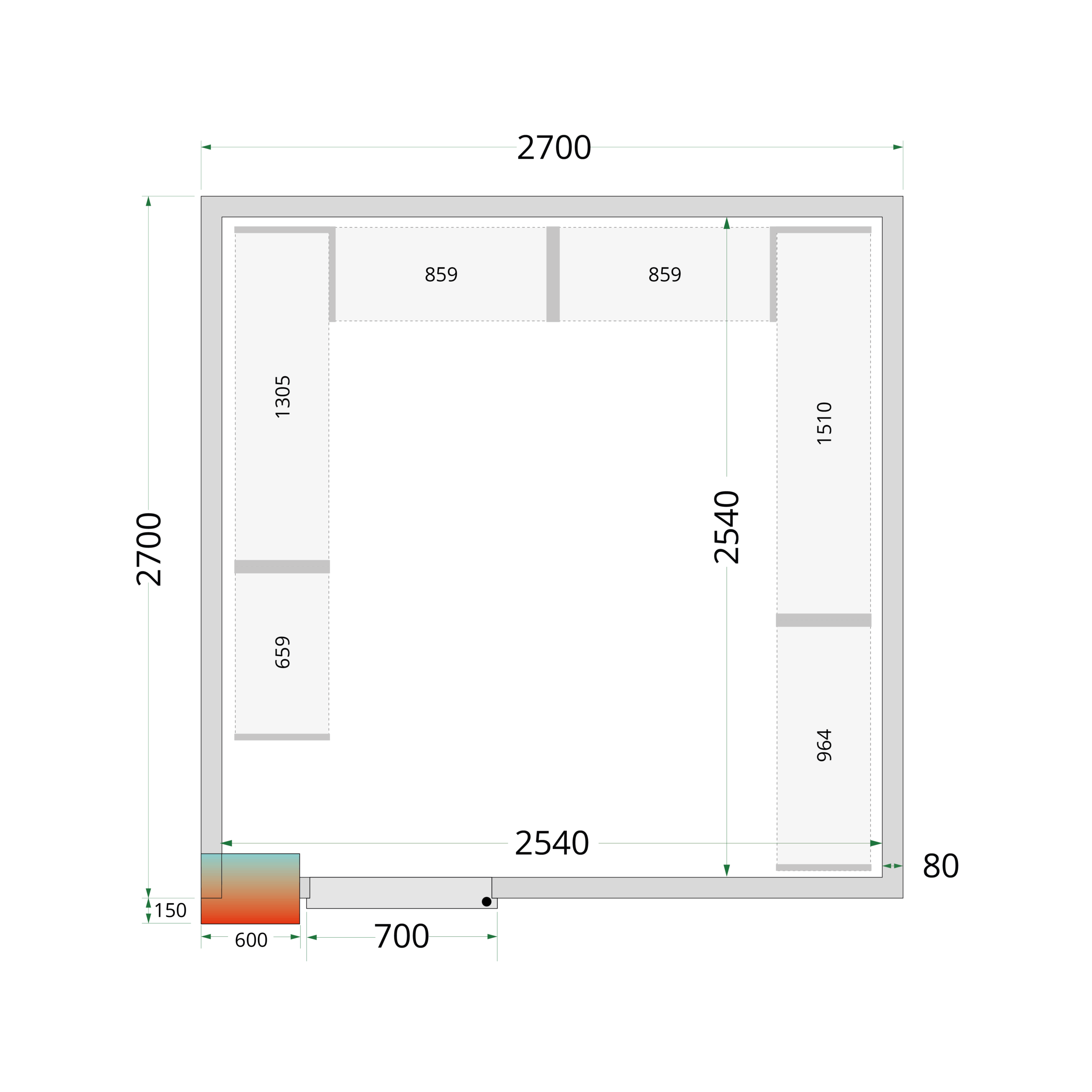 ShelfRackSystemKit CRPF2727