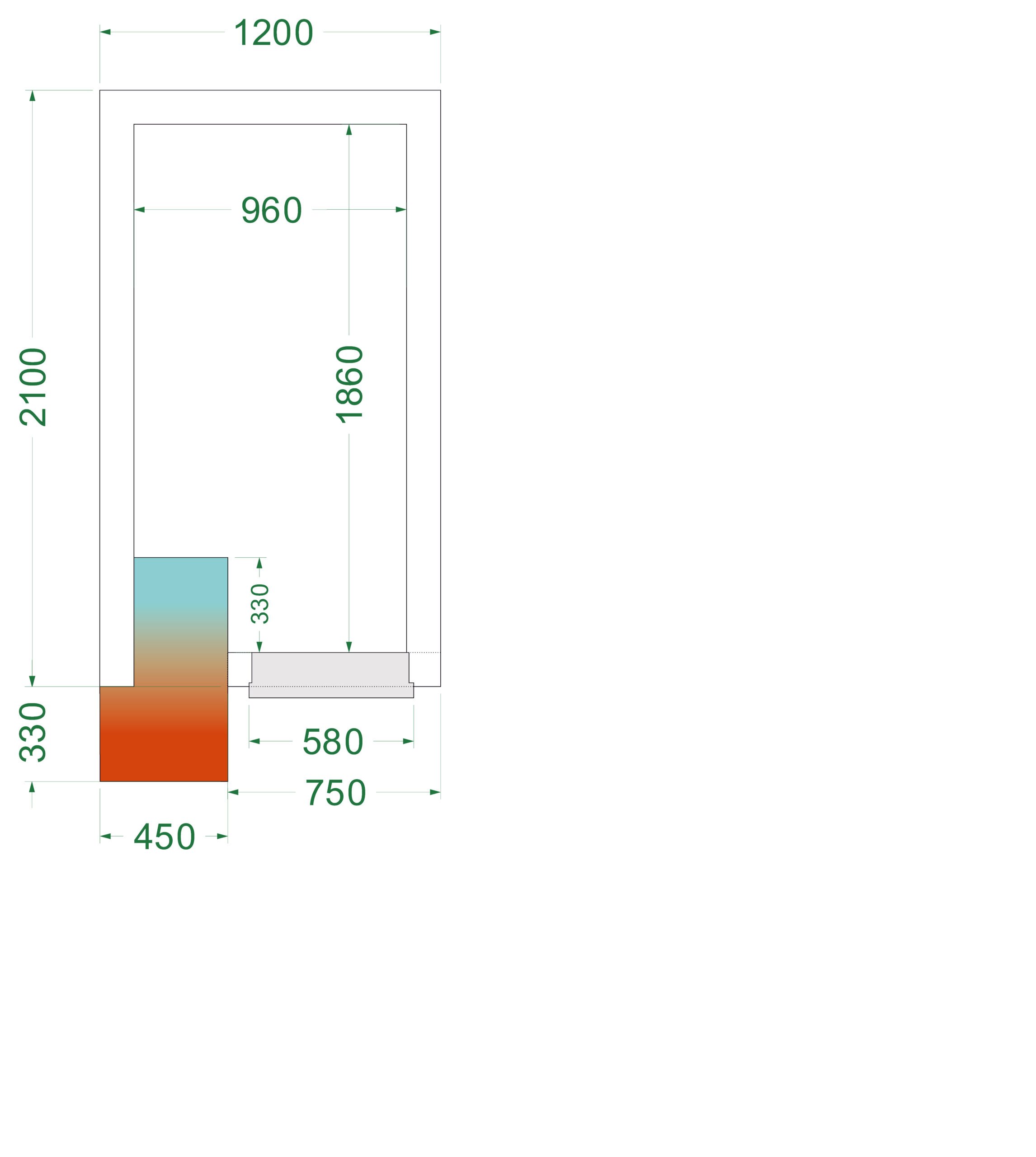CRNF1221 Fryserum med 3,5 m³ volumen og 2000 kg/m² gulvbelastning - Billede 4