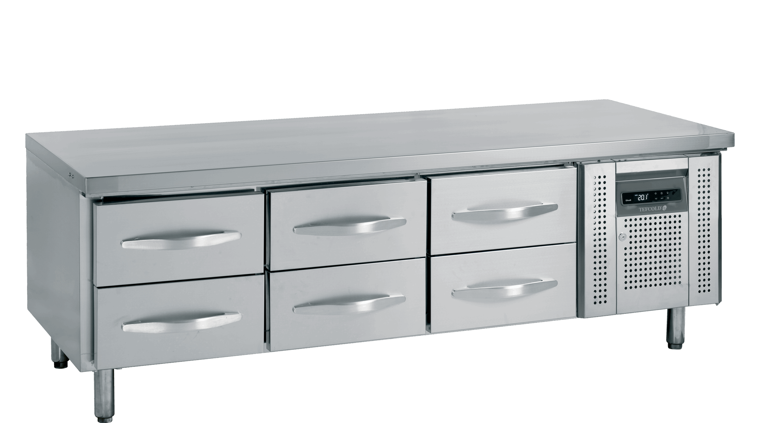 UC5360 Rustfrit Lavt Kølebord GN1/1 med 138 liter kapacitet - Billede 4