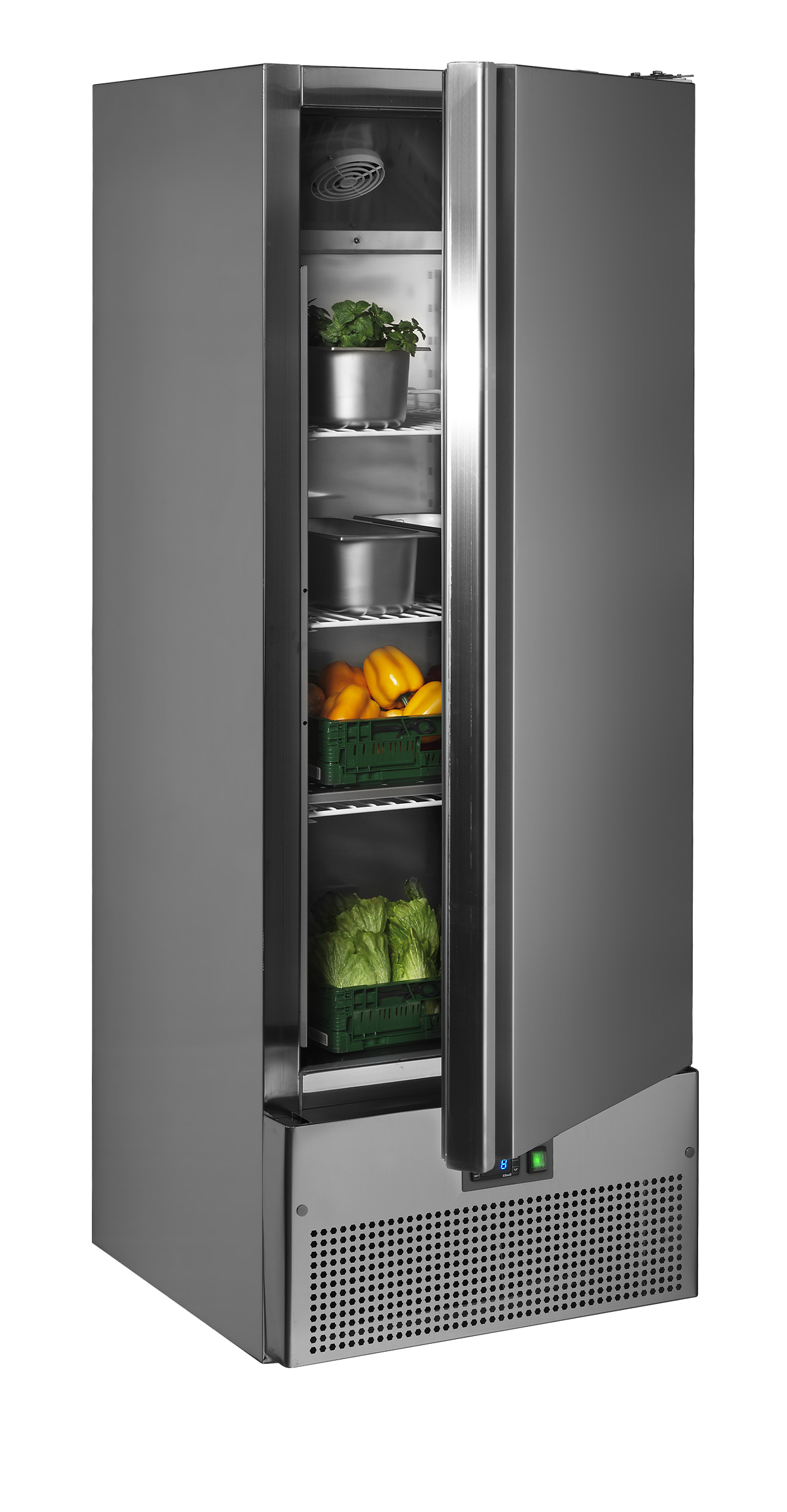RK500SNACK Rustfri Snackkøler 429L med 110kg Belastning - Billede 5