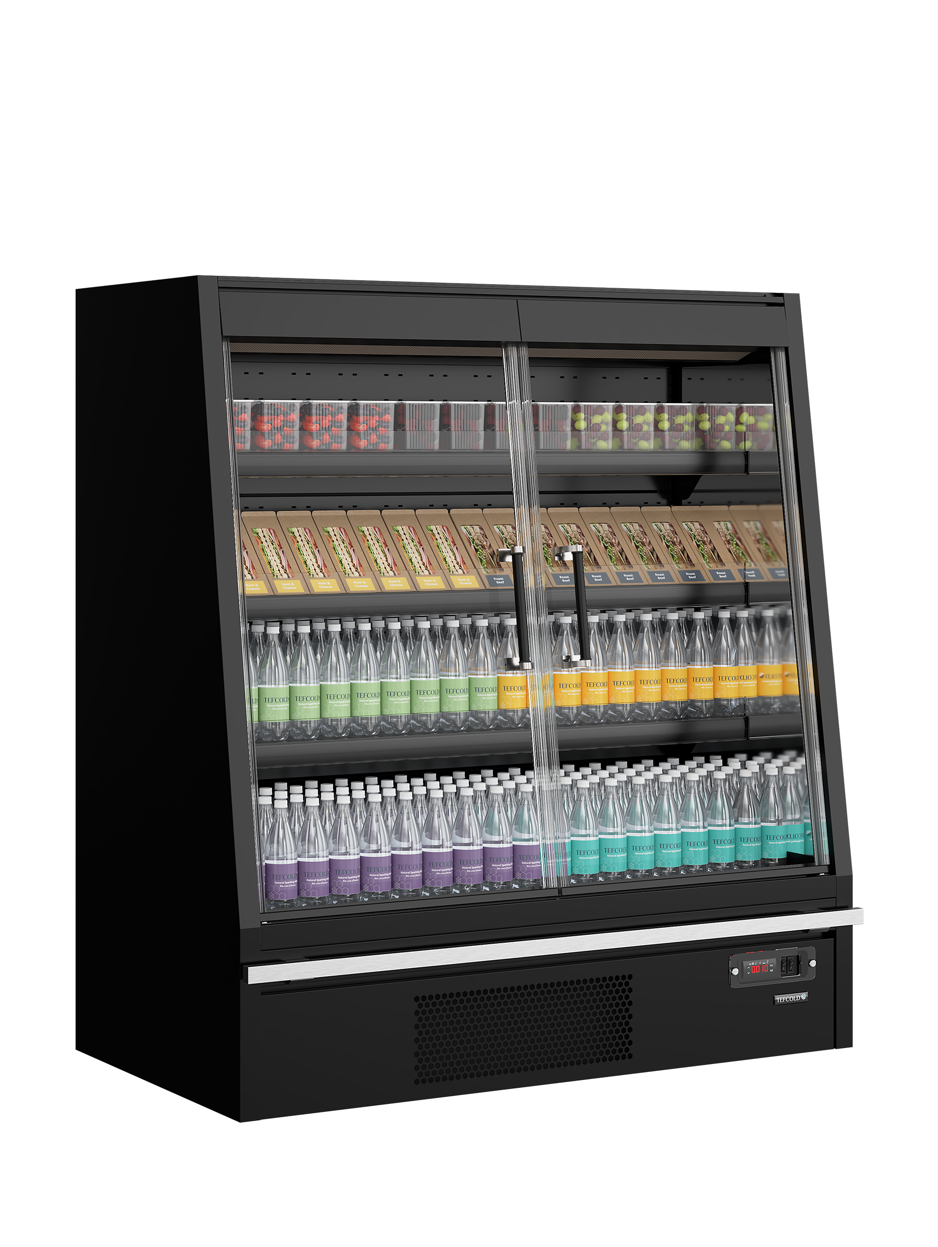 Tefcold Multideck køler til supermarked - Galaxy+ GPL14FGD Black - Billede 2