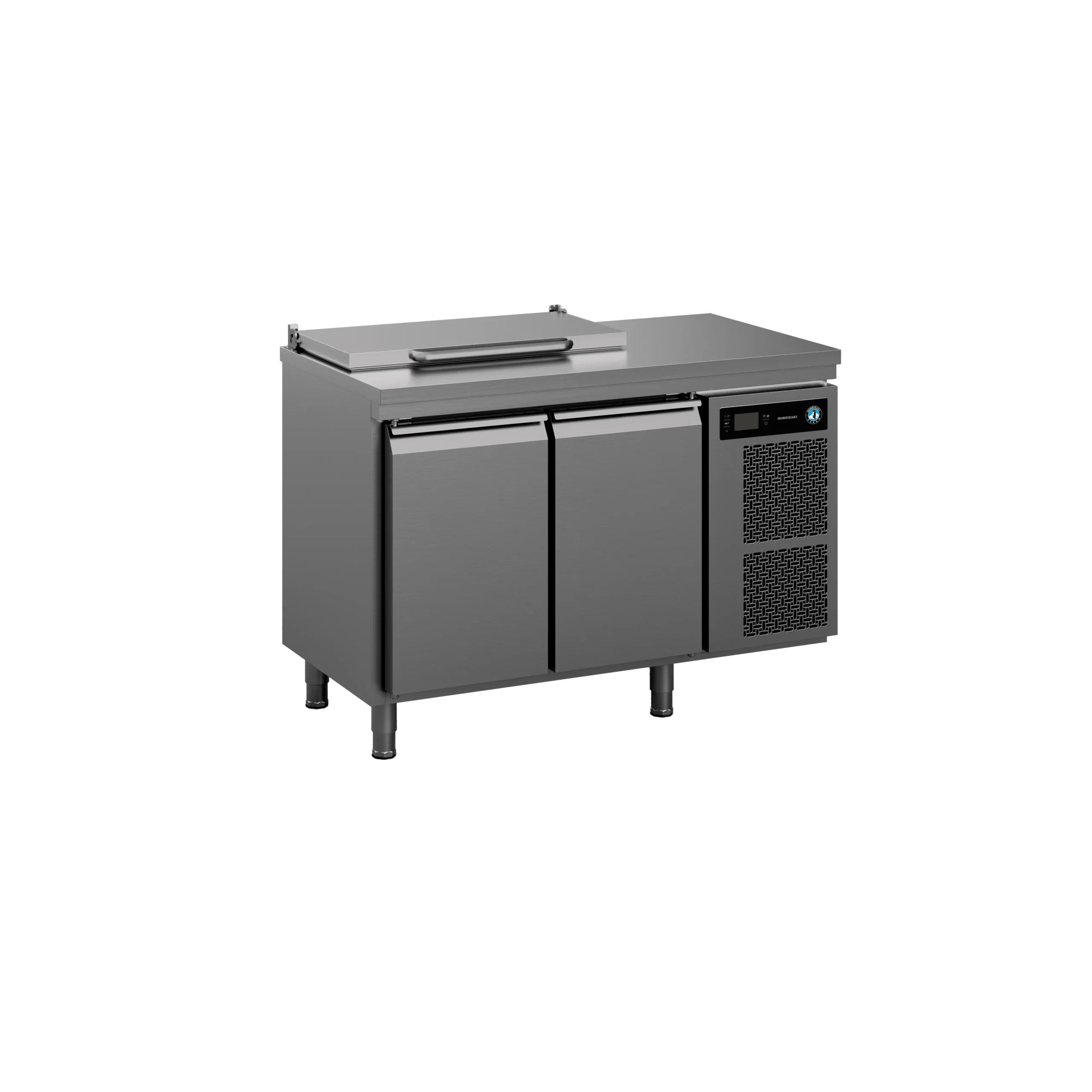 Hoshizaki Premier K 2 SL DL DR L E, Kølebord med 2 sektioner og saladette bordplade