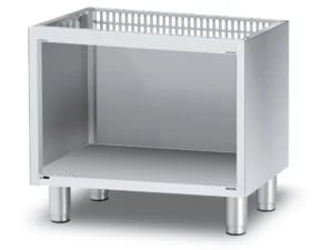 MAGICLOTUS 60 åben stand i rustfrit stål med justerbare fødder, professionel brug